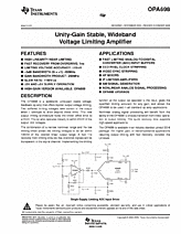 DataSheet OPA698 pdf