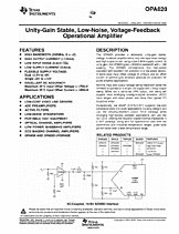 DataSheet OPA820 pdf