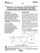 DataSheet OPA842 pdf