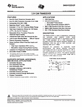 DataSheet SN65HVD233-EP pdf