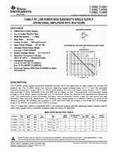 DataSheet TLV2620 pdf