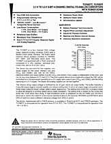 DataSheet TLV5627 pdf