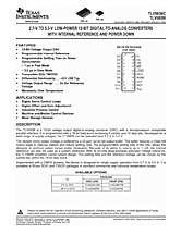 DataSheet TLV5639 pdf
