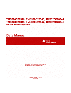 DataSheet TMS320C28343 pdf
