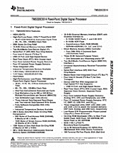 DataSheet TMS320C5514-100 pdf