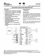 DataSheet TPA3100D2 pdf