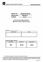 DataSheet TS035KAAVD03-00 pdf