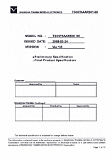 DataSheet TS047NAARB01-00 pdf