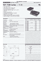 DataSheet TEP 75-2412WI pdf