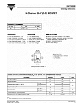 DataSheet 2N7002E pdf