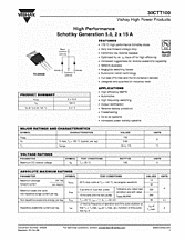 DataSheet 30CTT100 pdf