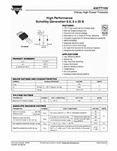 DataSheet 43CTT100 pdf