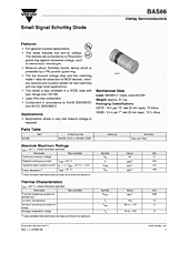 DataSheet BAS86 pdf