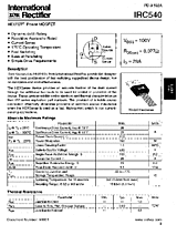 DataSheet IRC540 pdf