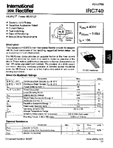 DataSheet IRC740 pdf