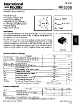 DataSheet IRF530S pdf