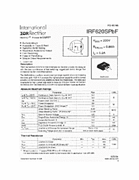 DataSheet IRF620SPBF pdf