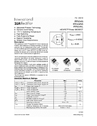 DataSheet IRF634N pdf