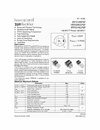 DataSheet IRF634NPBF pdf