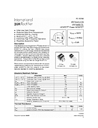 DataSheet IRF840LCL pdf