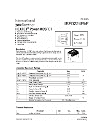 DataSheet IRFD224PBF pdf