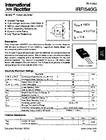 DataSheet IRFI540GPBF pdf