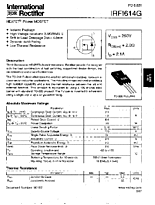 DataSheet IRFI614G pdf