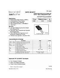 DataSheet IRFIB7N50APBF pdf