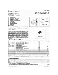 DataSheet IRFL9014PBF pdf