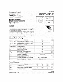 DataSheet IRFP048PBF pdf