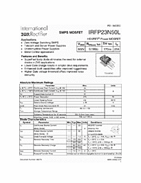 DataSheet IRFP23N50L pdf