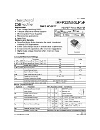 DataSheet IRFP23N50LPBF pdf