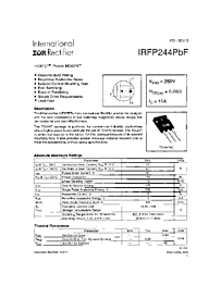 DataSheet IRFP244PBF pdf