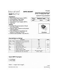 DataSheet IRFP460NPBF pdf