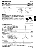 DataSheet IRFR224 pdf