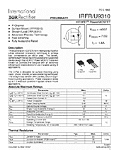 DataSheet IRFR9310 pdf