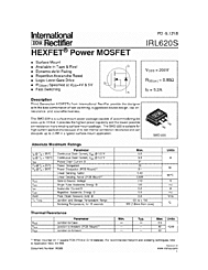 DataSheet IRL620S pdf