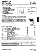 DataSheet IRLZ24 pdf