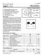 DataSheet IRLZ34S pdf