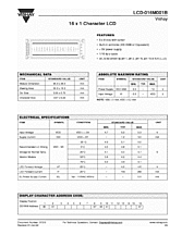 DataSheet LCD-016M001B pdf