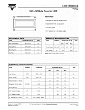 DataSheet LCD-160G032A pdf