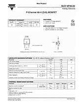 DataSheet SUD19P06-60 pdf