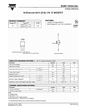 DataSheet SUM110N04-02L pdf