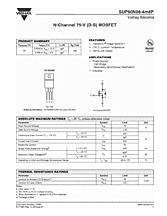 DataSheet SUP90N08-4m8P pdf