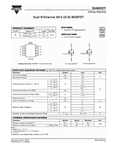 DataSheet Si4900DY pdf