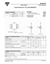 DataSheet Si4933DY pdf