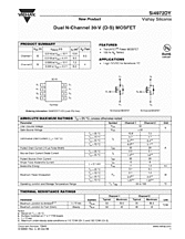 DataSheet Si4972DY pdf