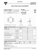 DataSheet Si9926CDY pdf