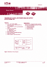 DataSheet CMA3000-A01 pdf