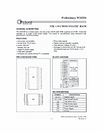 DataSheet W24256S pdf